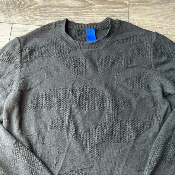 Kit  & Ace Black Textured Merino Wool Pullover Sweater - Picture 2 of 15